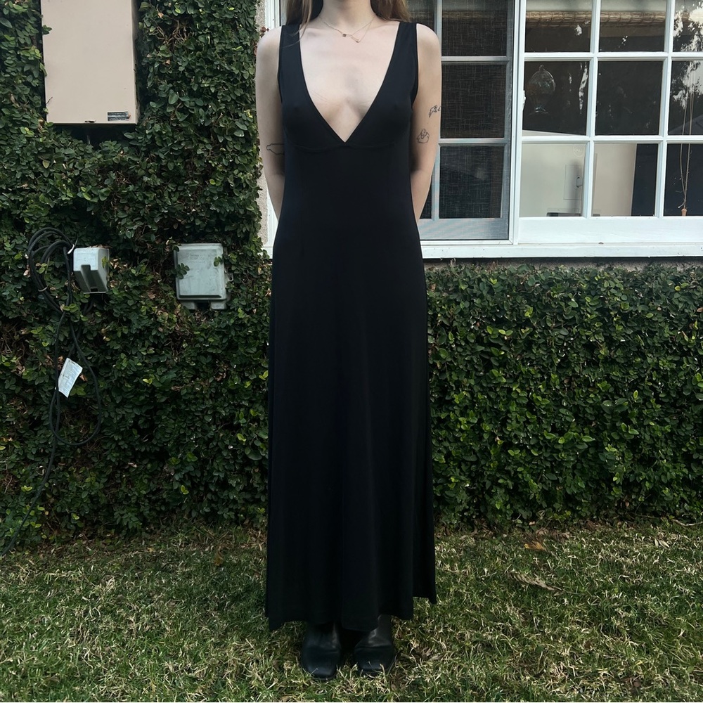 Elegant Black Maxi Dress